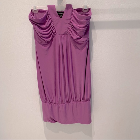 Le chateau • Purple top/dress tied around neck - Picture 2 of 6